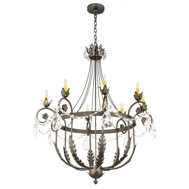 Lustre empire 8 lumières Pine Lake
