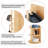 Solid Wood Full - Length Mirror With 360 Rotation And Storage Hook, Suitable For Clothing Store Hook Storage, Corridor