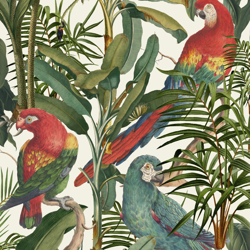 PARROTS OF BRASIL Linen