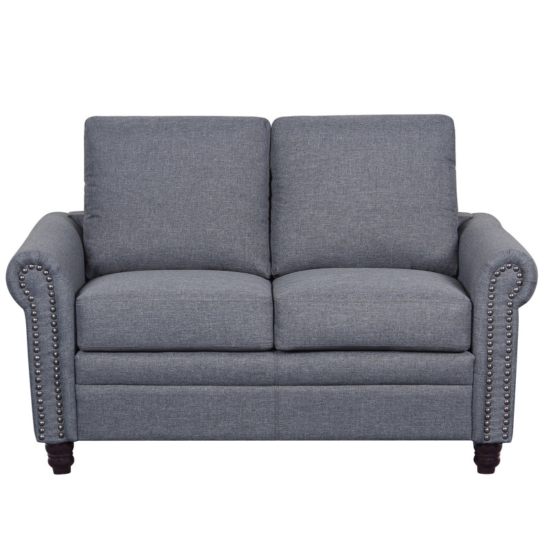 Rosalind Upholstered 54.3'' Loveseat, Light Gray