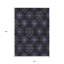 Tapis intérieur lavable 10 pi x 14 pi mauve et gris anthracite