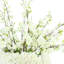 Cherry Blossom and Hydrangea Arrangement in Ceramic Vase