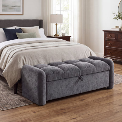 Modern-style Oversized Storage Bench