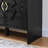 60" Storage Cabinet With Geometric Pattern For Hallway-815228115