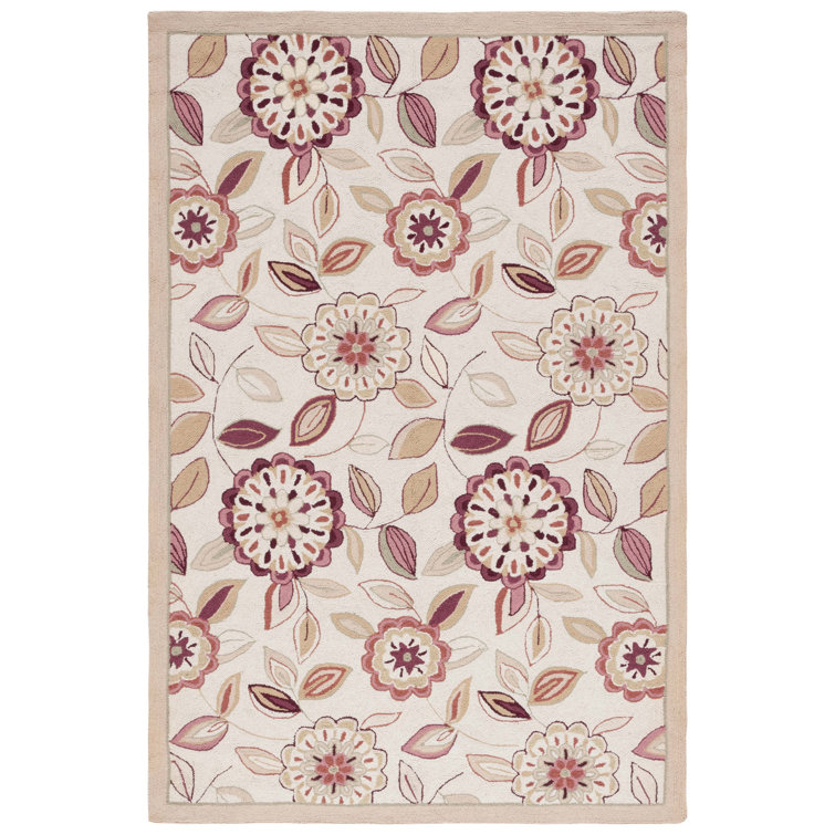 Hollander Hand-Hooked Wool Ivory/Taupe Area Rug