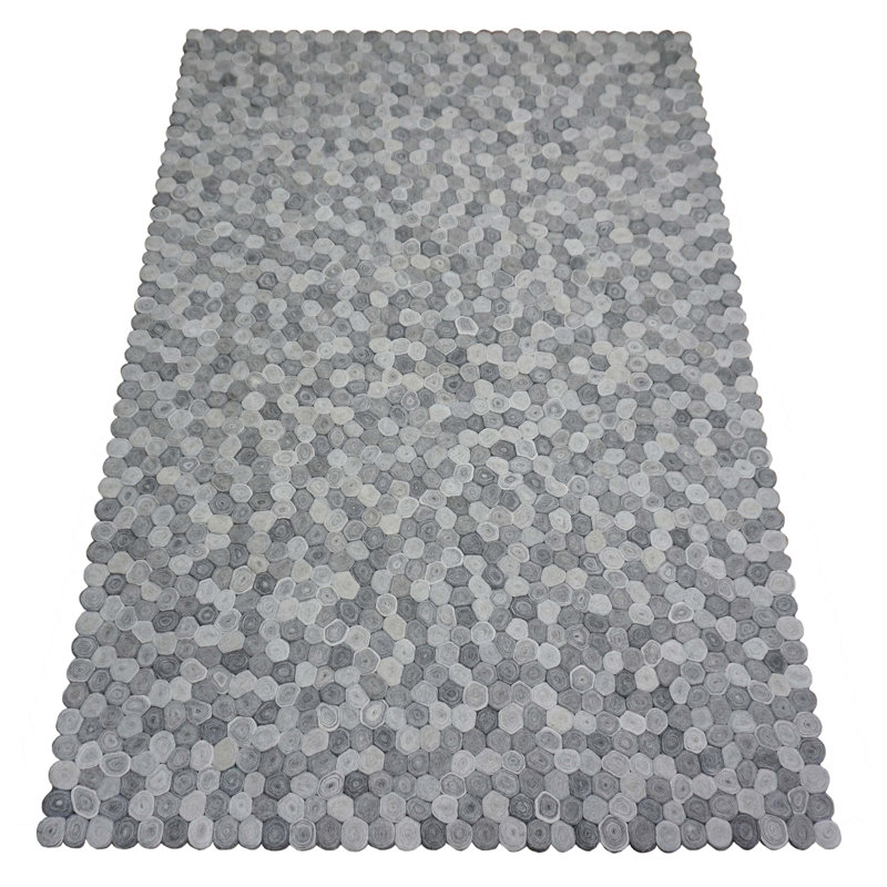Cherlyn Polka Dots Hand Woven Area Rug, Rectangular 130 x 190cm