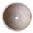 TashMart 16'' Travertine Circular Bathroom Sink-14172201
