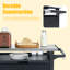 Table de préparation pour barbecue en acier inoxydable de 42 po x 20 po avec rangement, table de préparation pour barbecue en acier inoxydable