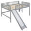 Lit mezzanine bas avec échelle et toboggan-332915142-332915144