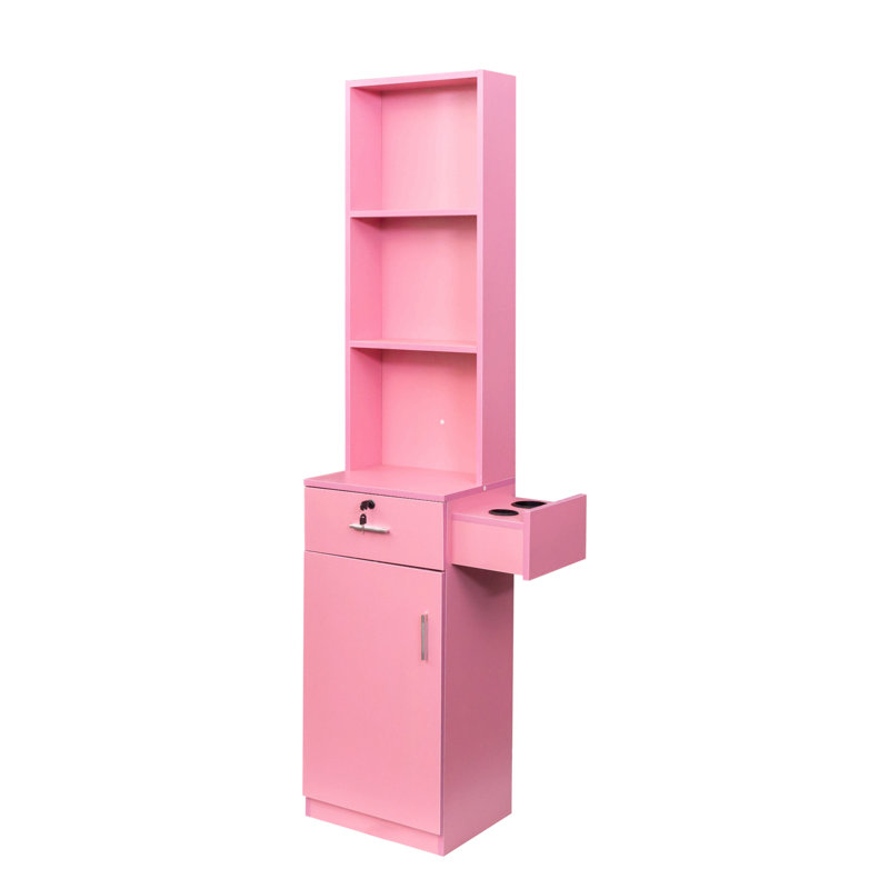 Bureau à cheveux moderne et simple, Rose