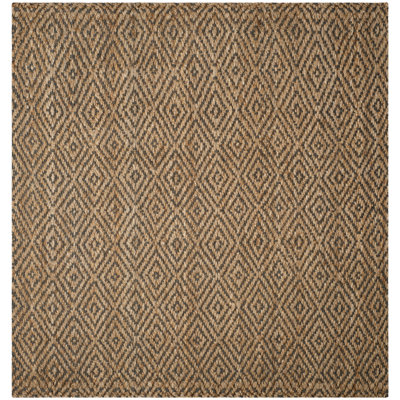 Aerionna Natural Fiber Hand Woven Jute Geometric Rug