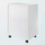 Armoire de rangement mobile à 5 tiroirs Peres au fini blanc, H 26 po x l 18,93 po x P 15,75 po-1296499409