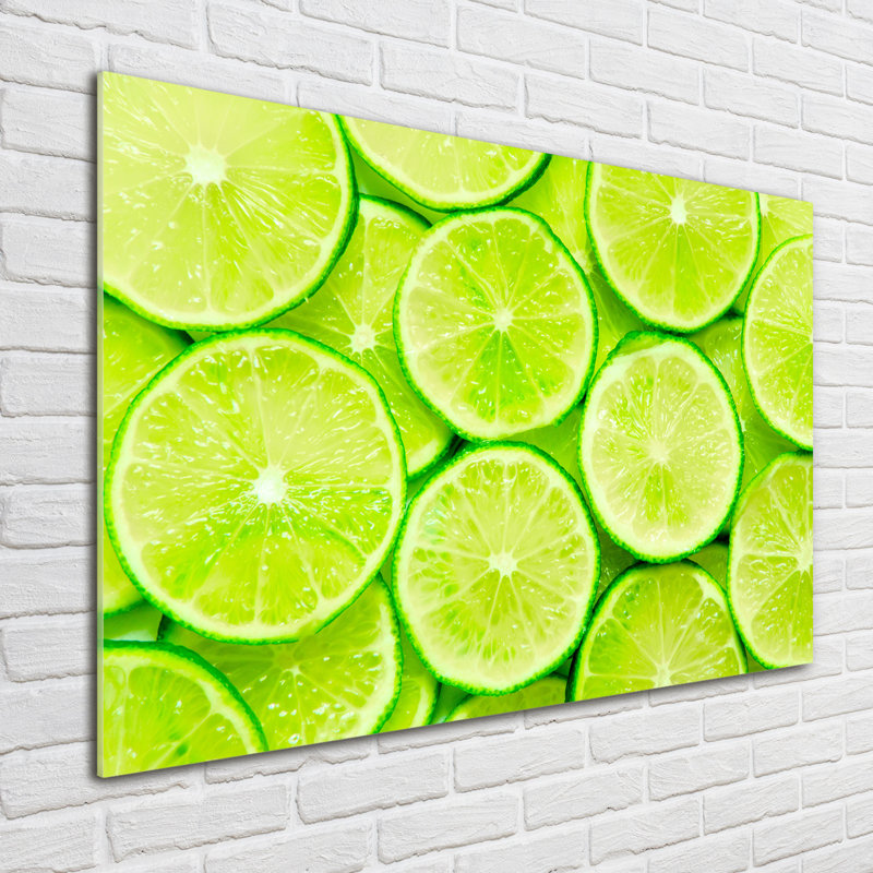 Limes - No Frame Print on Glass