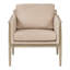 Fauteuil en cuir brossé Cozy