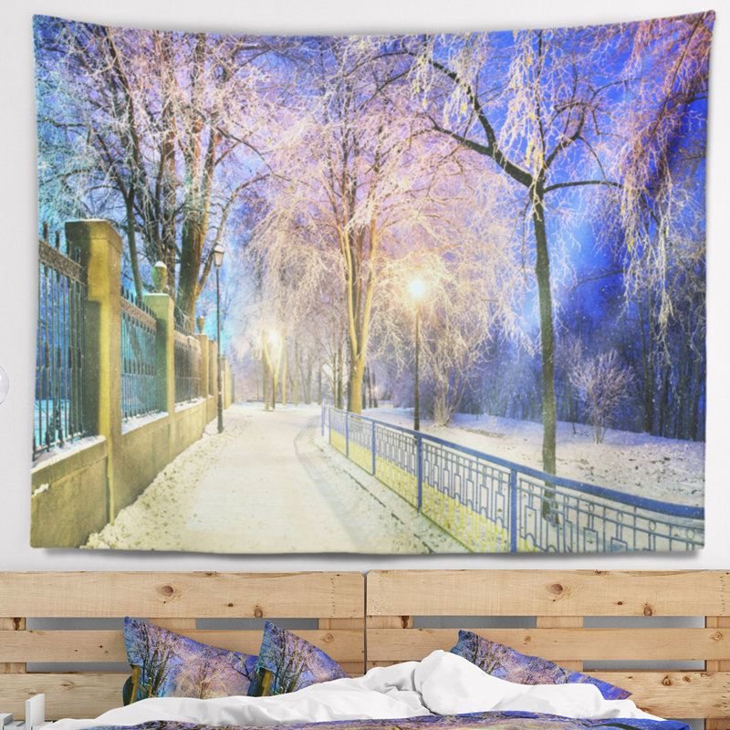 Tapisserie de jardin bleu vif Mariinsky, H 32 po x l 39 po