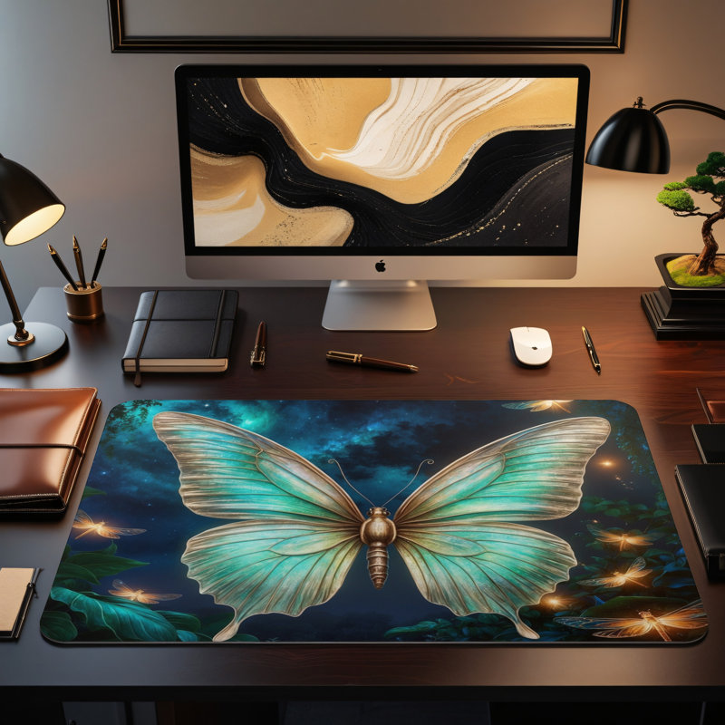 Polyester Desk Pad, 31.5x15.5