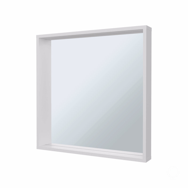 Armoire de rangement murale avec miroir