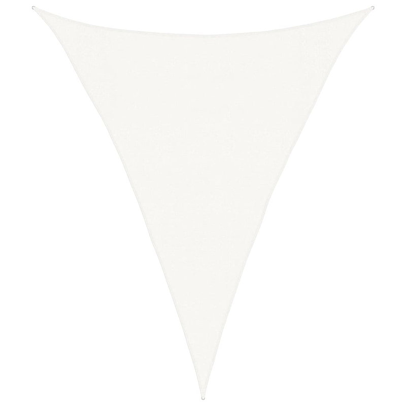 Fobbs 3m x 4m Triangular Shade Sail, White