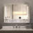 Modern LED Bathroom Cabinet with Multilevel Storage