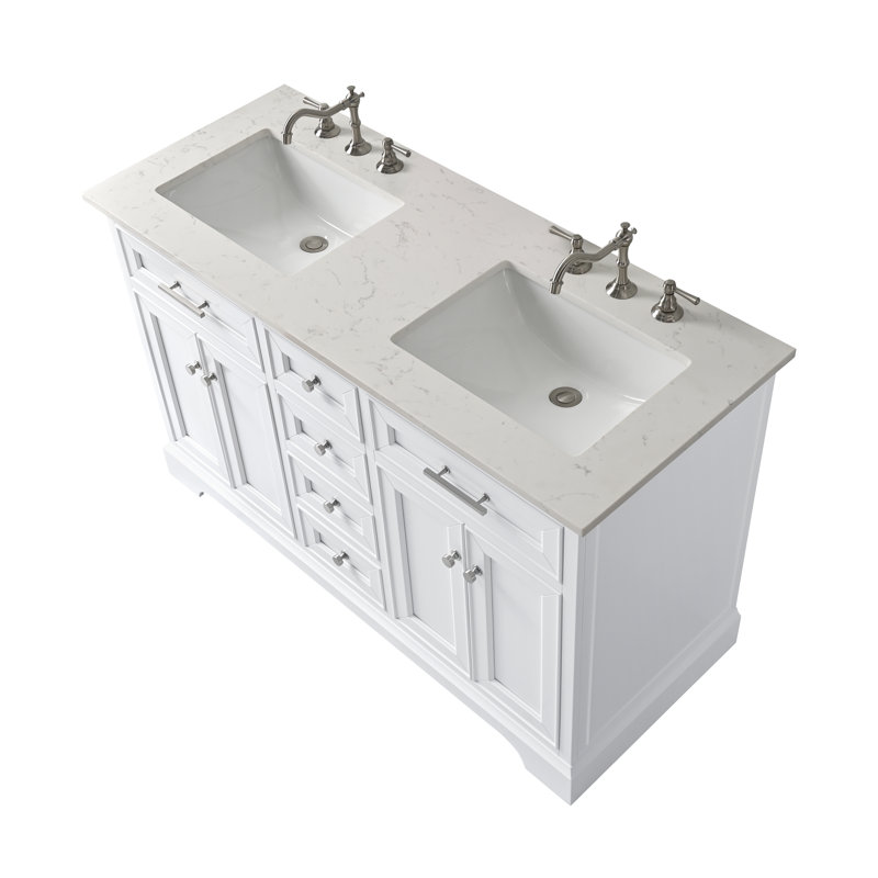Haisley 54" W Double Vanity