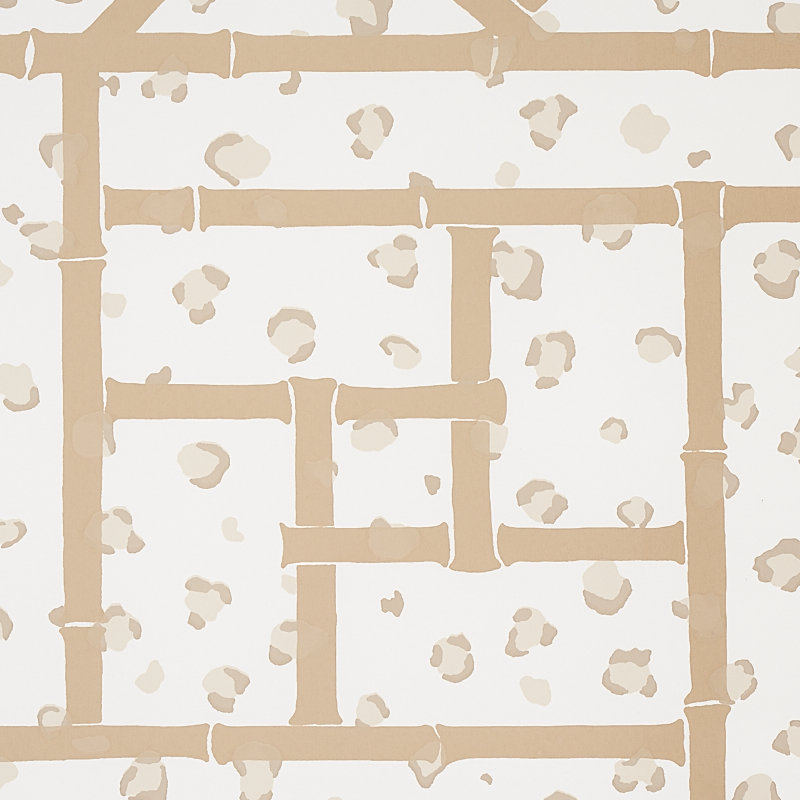 Papier peint Schumacher x Cristina Buckley, Sable