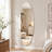 Modern Oval Full-Length Wall Mirror