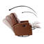 Fauteuil inclinable en cuir Nathuram