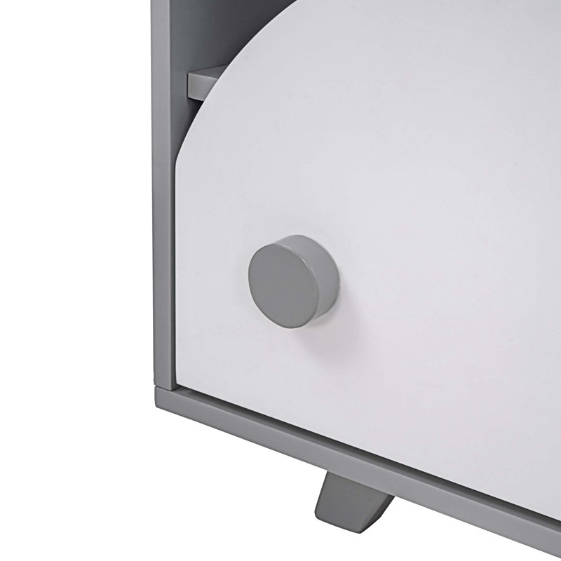 19.7'' W Nightstand, Gray