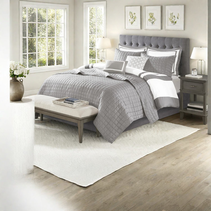 Piece Bedding Sets, Polyester Full Queen Modern Hotel Style Home