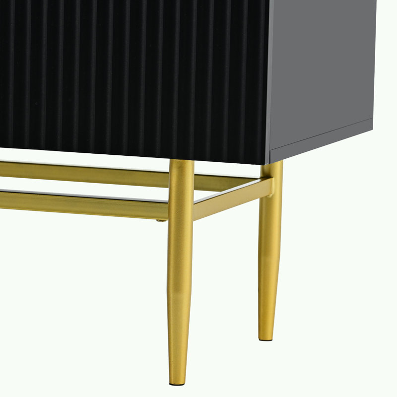 Prahlad 60'' Console Table, Black