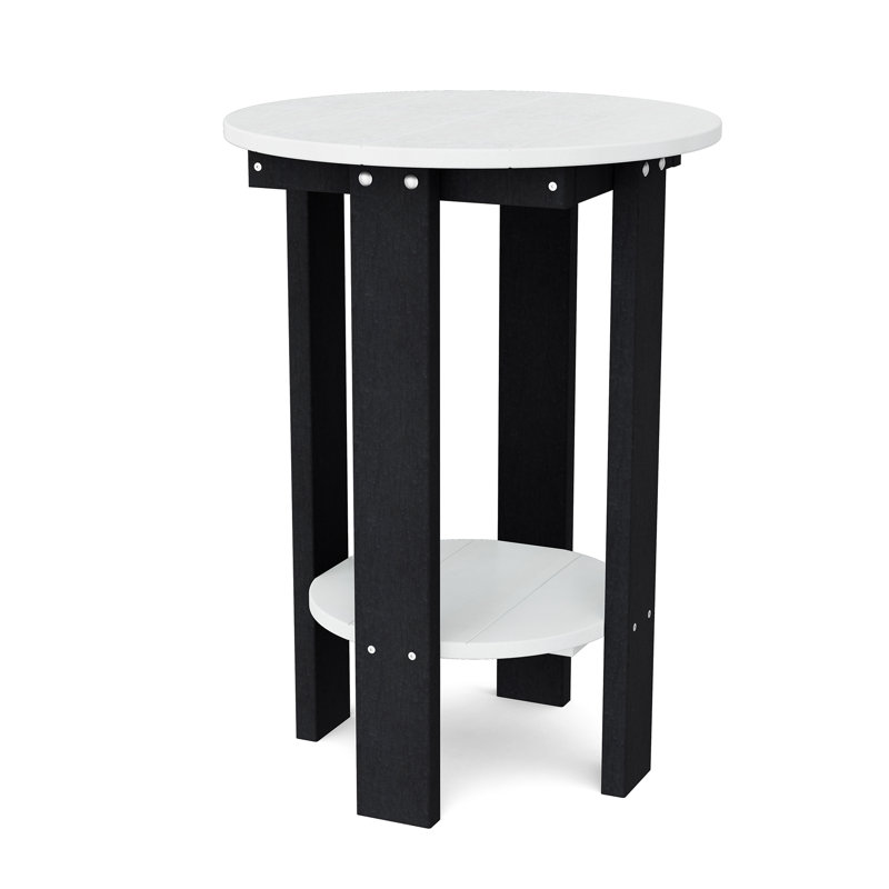 Table de balcon Heritage, Blanc/Noir