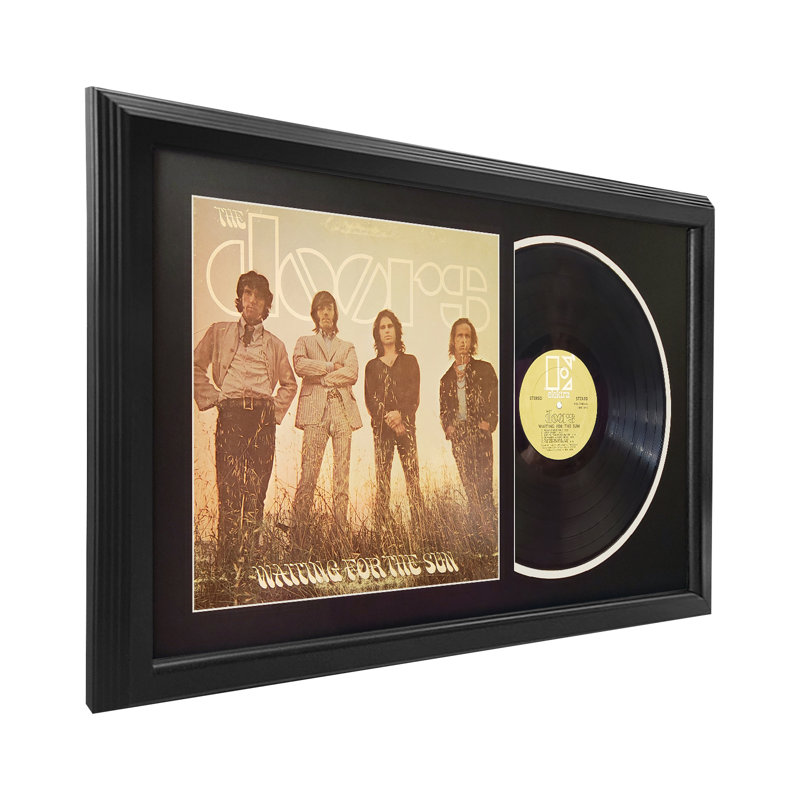 The Doors "Waiting for the Sun" Framed Vinyl Record Wall Art, LP Album Cover Display, Music Memorabilia Decor, Unique Gift for Vinyl Lovers