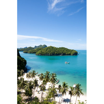 Beautiful Paradise Beach On AngThong National Park by Fototrav - No Frame Art Prints on Canvas