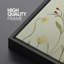 «Soft Green Meadow Wildflowers Minimal Botanical Design», reproduction d'art sur toile encadrée-1096249091-1096249090