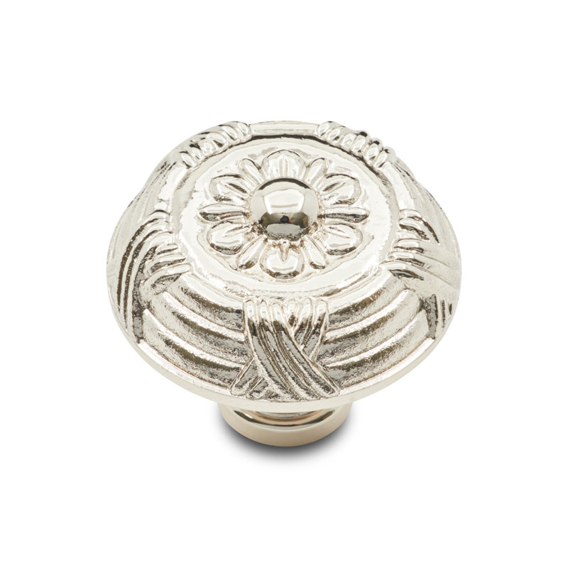 CK Series 1 1/2" Diameter Mushroom Knob, Polished Nickel, Large