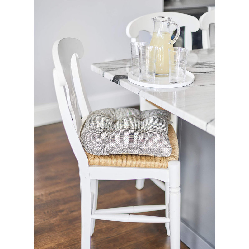 Non-Slip Dining Room And Kitchen Seat Cushions, 15 X 15 X 3 Inches, Natural