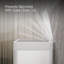 Reset 13 Gallon Kitchen Trash Can, Stainless Steel Hand Free Step Trash Can with Quiet-Close Lid-1103094676