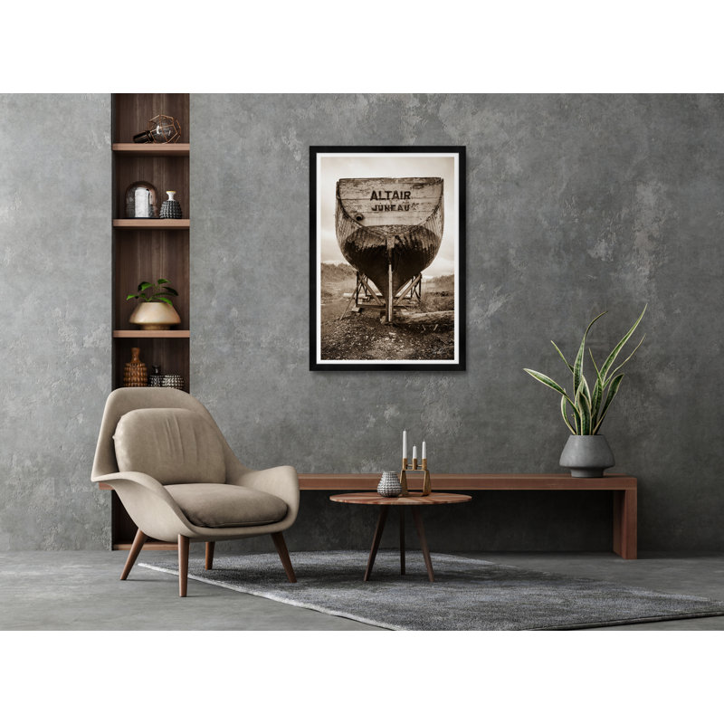 Altair Juneau In Sepia Print by Tim Klein
