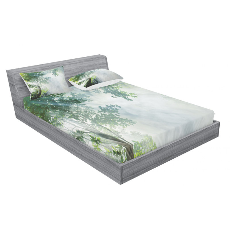 Microfiber Sheet Set, Full Sheet Set with Fitted Sheet