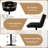 25"-33" Swivel Upholstered Adjustable Height Bar Stool with Footrest-588582715