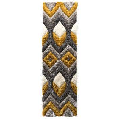 Hathaway Shag Abstract Designed Area Rug