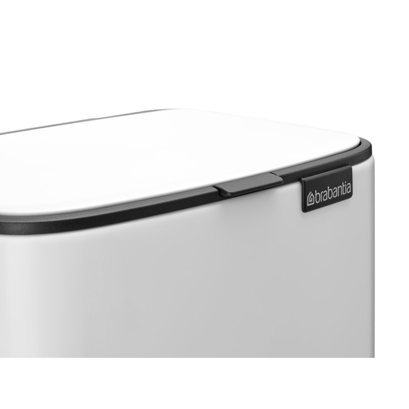 Poubelle à pédale de 1,8 gallon (7 litres) Brabantia Bo, Blanc