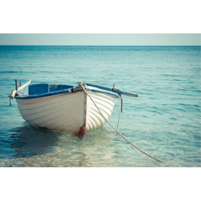 Maldives Shore II Print by Sofia Fox, 24" H x 36" W x 1.5" D, Glass Coat