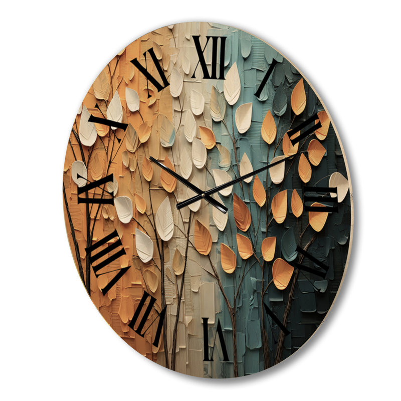 Horloge murale en bois massif, Moyenne
