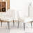 Dining Chairs (Set of 6) Mid Century Modern Kitchen Chair Comfortable Upholstered Premium Fabrics Dinner Chairs for Kitchen Dining Room-1609121257