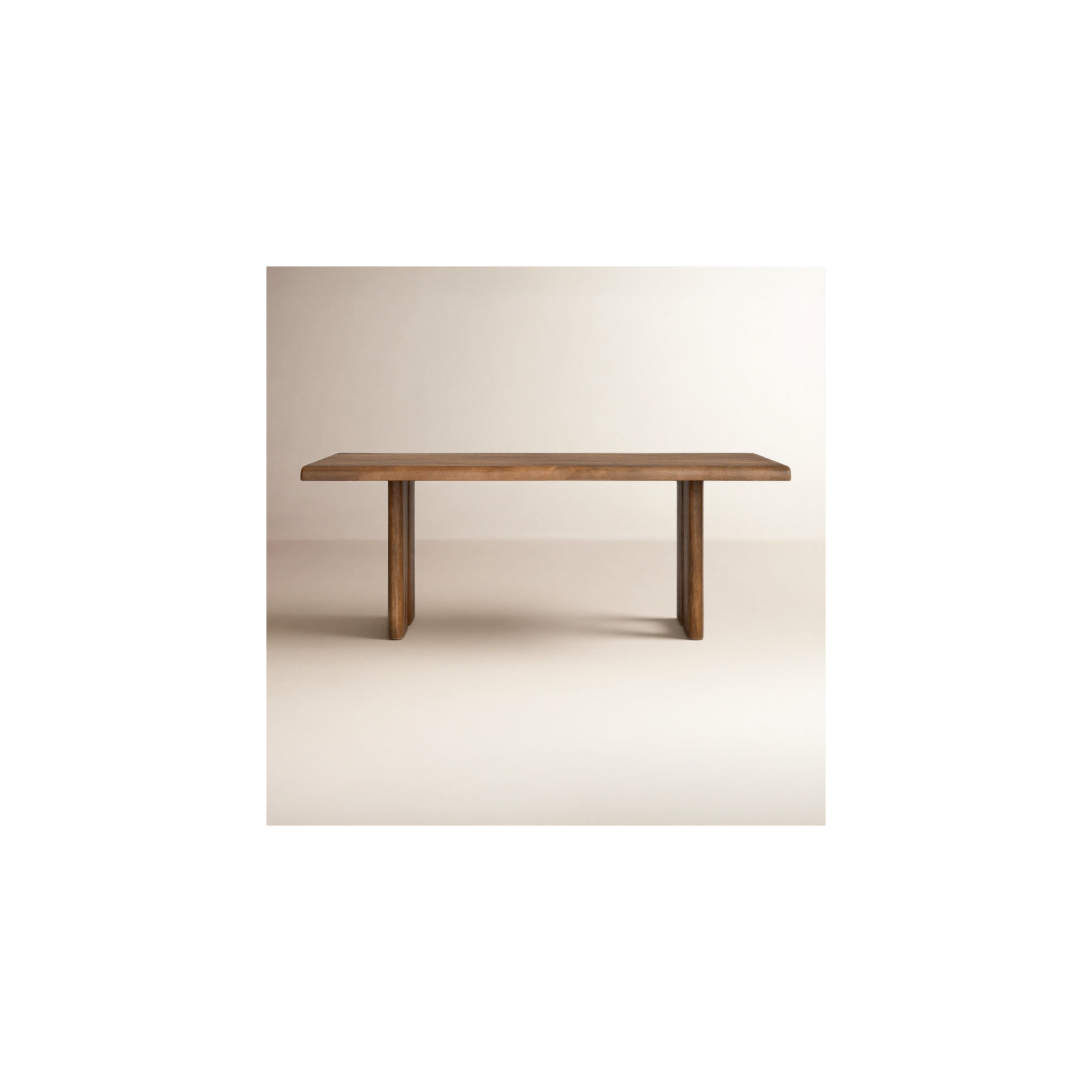 Quince 80" Solid Wood Dining Table