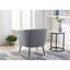 Upholstered Barrel Chair-1882105840