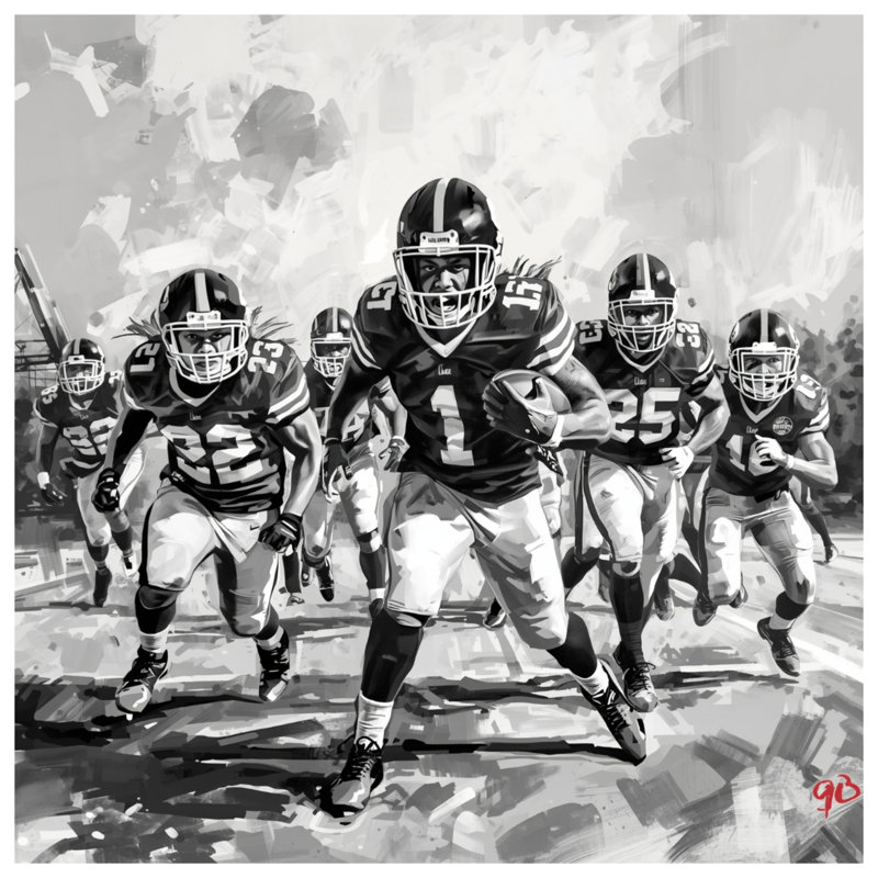 Couvertures de footballeurs, 60in W x 80in H