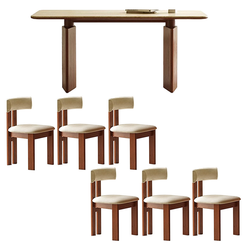 Table de salle à manger rectangulaire, H 29,53 po x L 55,12 po x l 31,5 po