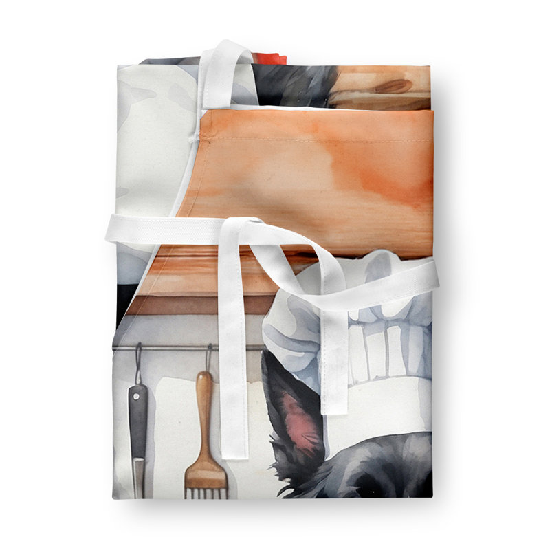 No Pattern Bib Apron